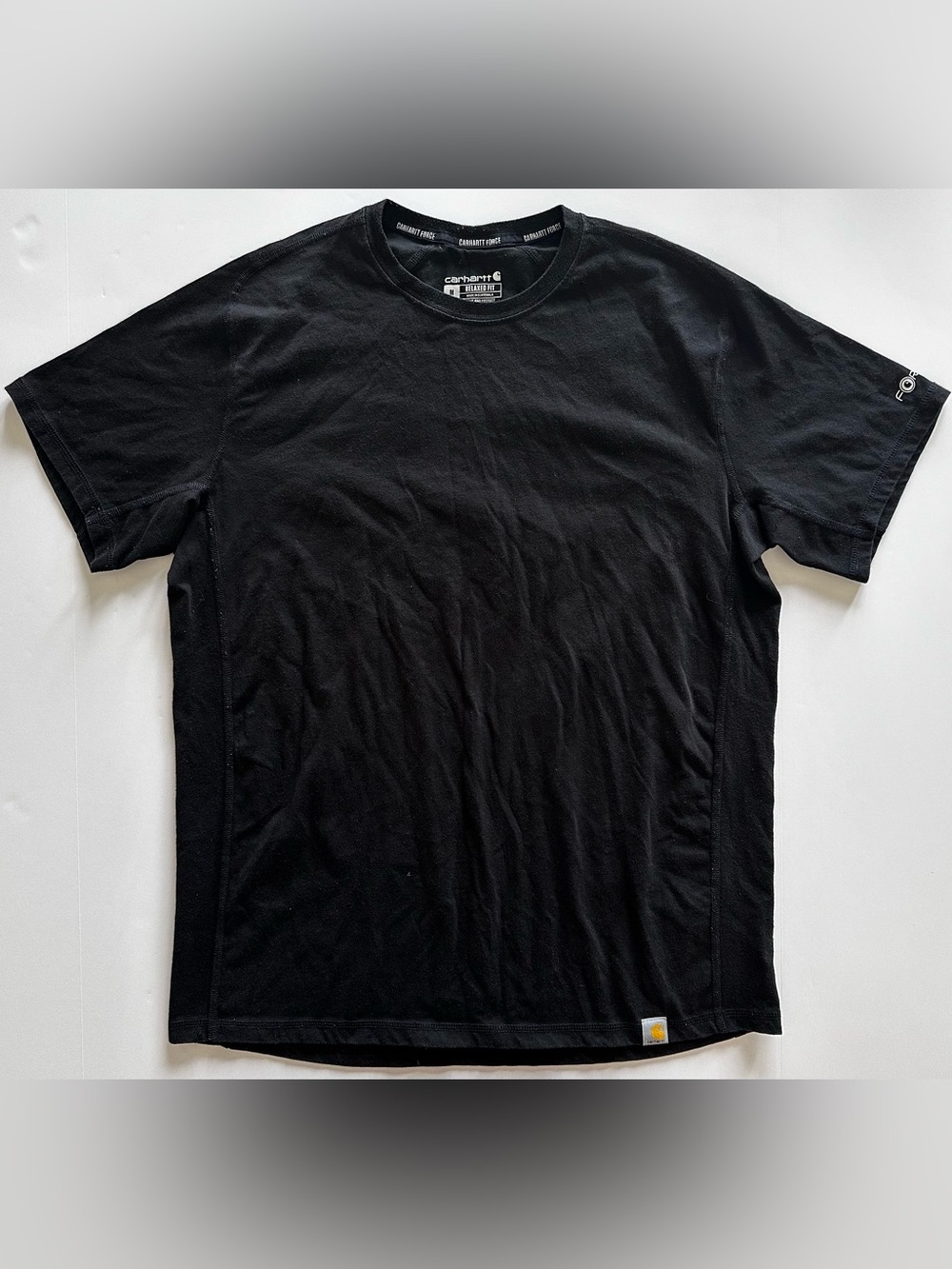 Carhartt Force Relaxed Fit Logo T Shirt Men’s M Black